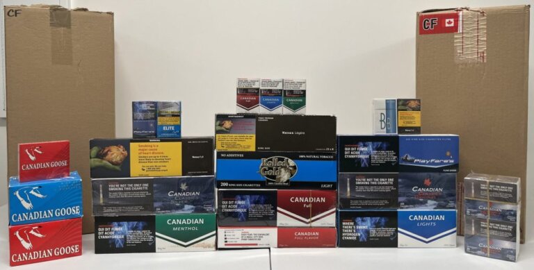 AGLC seizes $5.3M in illegal cigarettes, shisha from Edmonton warehouses