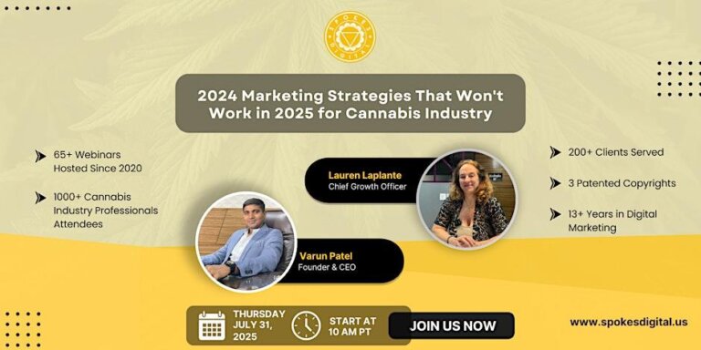 Spokes Digital To Host Exclusive Webinar: 2024 Marketing Strategies That Won’t Work In 2025 For The Cannabis Industry