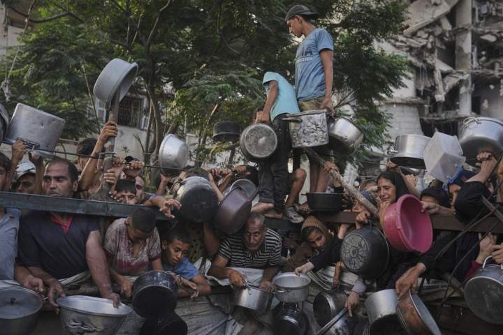 Israeli strikes and gunfire kill 33 as Gaza City becomes focus of famine and a military offensive